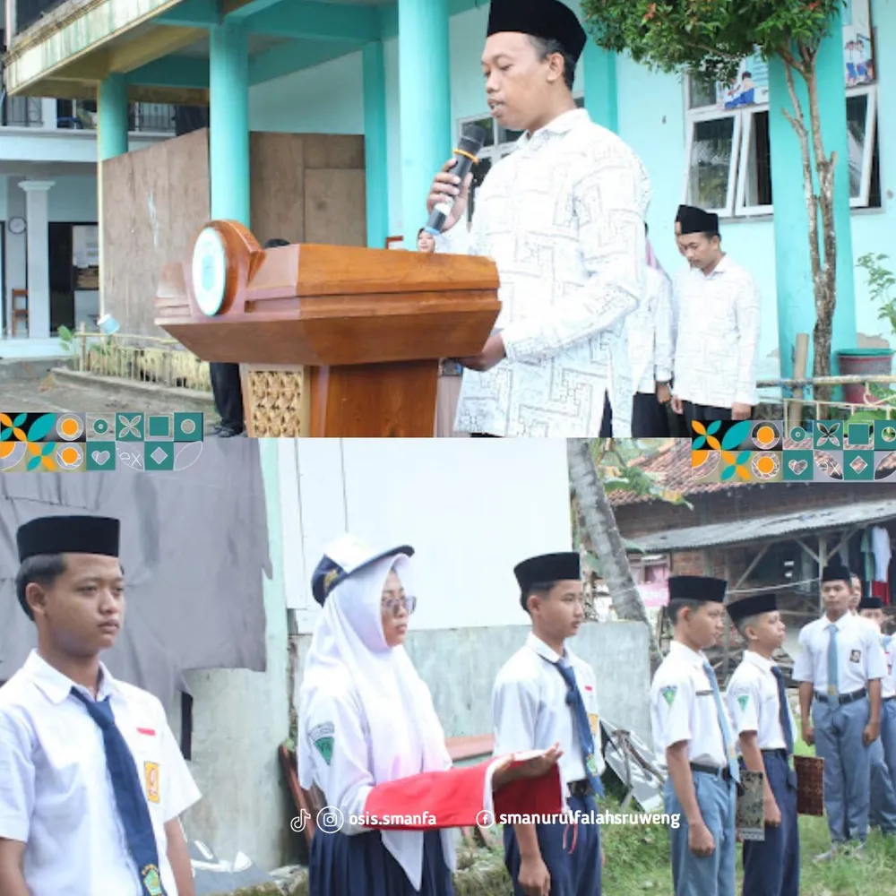 Foto bersama bapak ibu guru setelah pelaksanaan upacara